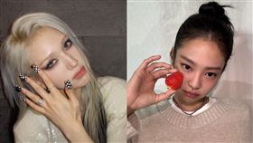 ▲全昭彌（Somi）、BLACKPINK Jennie、aespa以及NCT 道英。（圖／翻攝自X，IG）