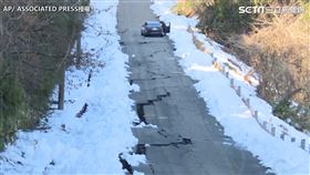 日本地震,能登地震,石川縣地震,能登,能登半島,石川縣,日本,地震。（圖／AP／ASSOCIATED PRESS授權）