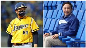 ▲中信兄弟前總教練林威助、富邦悍將領隊林華韋。（組合圖／翻攝自中信兄弟臉書、記者劉彥池攝影）