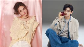 ▲阿嬌（鍾欣潼），丁禹兮。（圖／翻攝自微博）