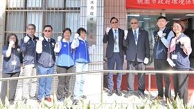 張善政今主持環境管理處與海岸及資源循環工程處聯合揭牌典禮（圖／桃園電子報）