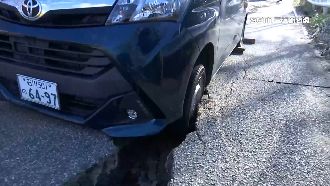 獨／三立挺進志賀町災區　直擊路斷難行