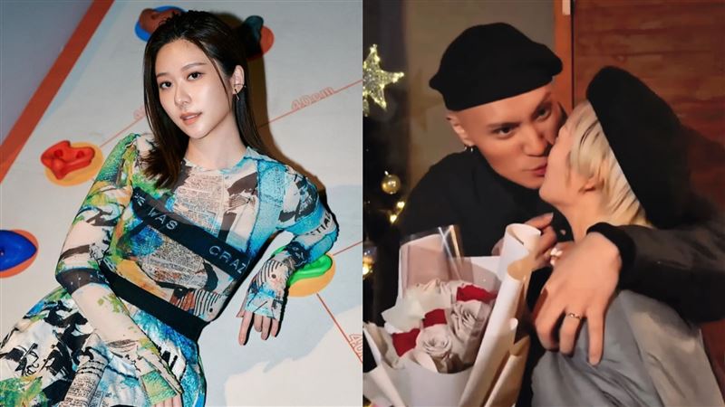 黃宣求婚被拱：再一次　張景嵐偕男友見證