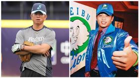 ▲林恩宇、張誌家是棒球強校穀保家商學長學弟。（組合圖／記者劉彥池攝影、翻攝自臉書）