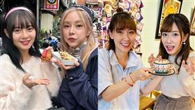 陳詩雅（左起）、巫苡萱、李懿、冼迪琦揭密全台獵奇美食。