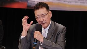 副總統辯論會趙少康會後受訪。（圖／記者邱榮吉攝影）