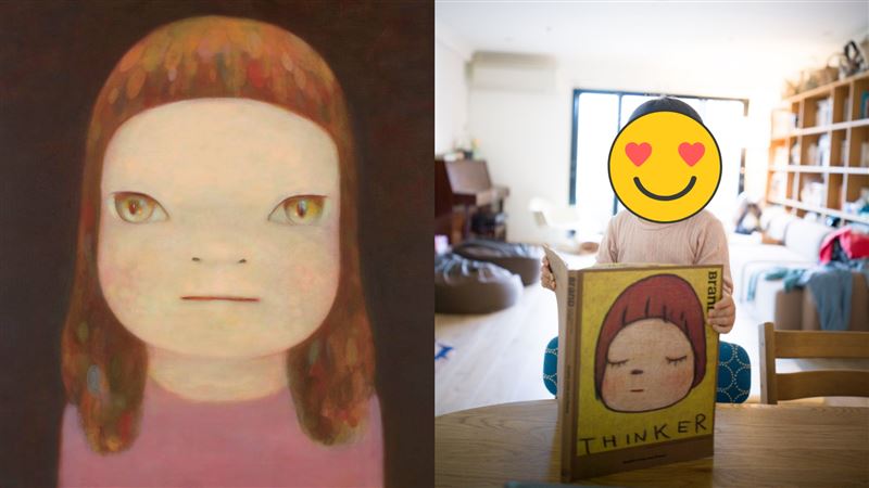 女兒撞臉奈良美智作品　本人轉發留3符號
