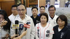 國民黨行動中常會到嘉義召開，朱立倫會前受訪。(圖/國民黨提供)