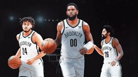 ▲籃網3位球員合計上場68分鐘0得分。（圖／翻攝自ClutchPoints
推特）