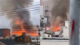 日本,九州,火災,商店街（圖／翻攝自X）