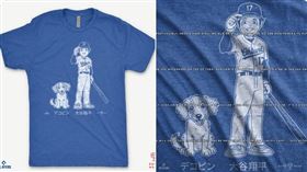 ▲大谷翔平與愛犬Decoy趣味T恤推出第2版。（圖／翻攝自RotoWear官方X）