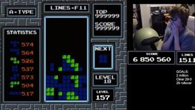 美國少年威里斯．吉布生（Willis Gibson）擊敗電動遊戲俄羅斯方塊寫歷史。（圖／翻攝自Classic Tetris YouTube）