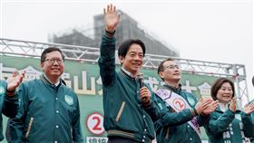 民進黨主席暨總統候選人賴清德今（4）日赴桃園行程滿檔。（圖／賴清德競總提供)