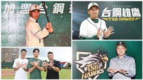 ▲台鋼雄鷹已補進王柏融、翁瑋均、王溢正、藍寅倫、郭永維和賴鴻誠等前桃猿選手。（圖／記者劉彥池攝影／台鋼雄鷹球團提供）