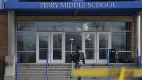 ▲美國市內培里中學（Perry High School）（圖／美聯社／達志影像）
