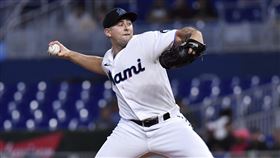 ▲洋基1年75萬美金簽下前馬林魚投手波提（Cody Poteet）。（圖／美聯社／達志影像）