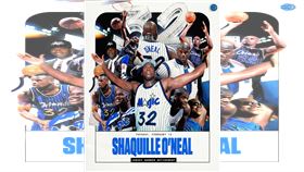 魔術隊宣布退休傳奇名將「俠客」歐尼爾（Shaquille O'Neal）的「32號」球衣。（圖／翻攝自魔術隊官方X）