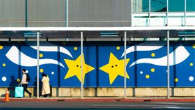 Bito團隊打造戶外壁畫，成為隱身於台北市的一個小亮點。（圖／Bito提供）