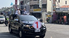 吳欣盈台南車隊掃街造勢