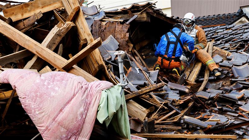 逾百人活埋瓦礫堆!石川災區恐下雪阻救災