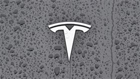 特斯拉Tesla LOGO （圖／美聯社／達志影像）