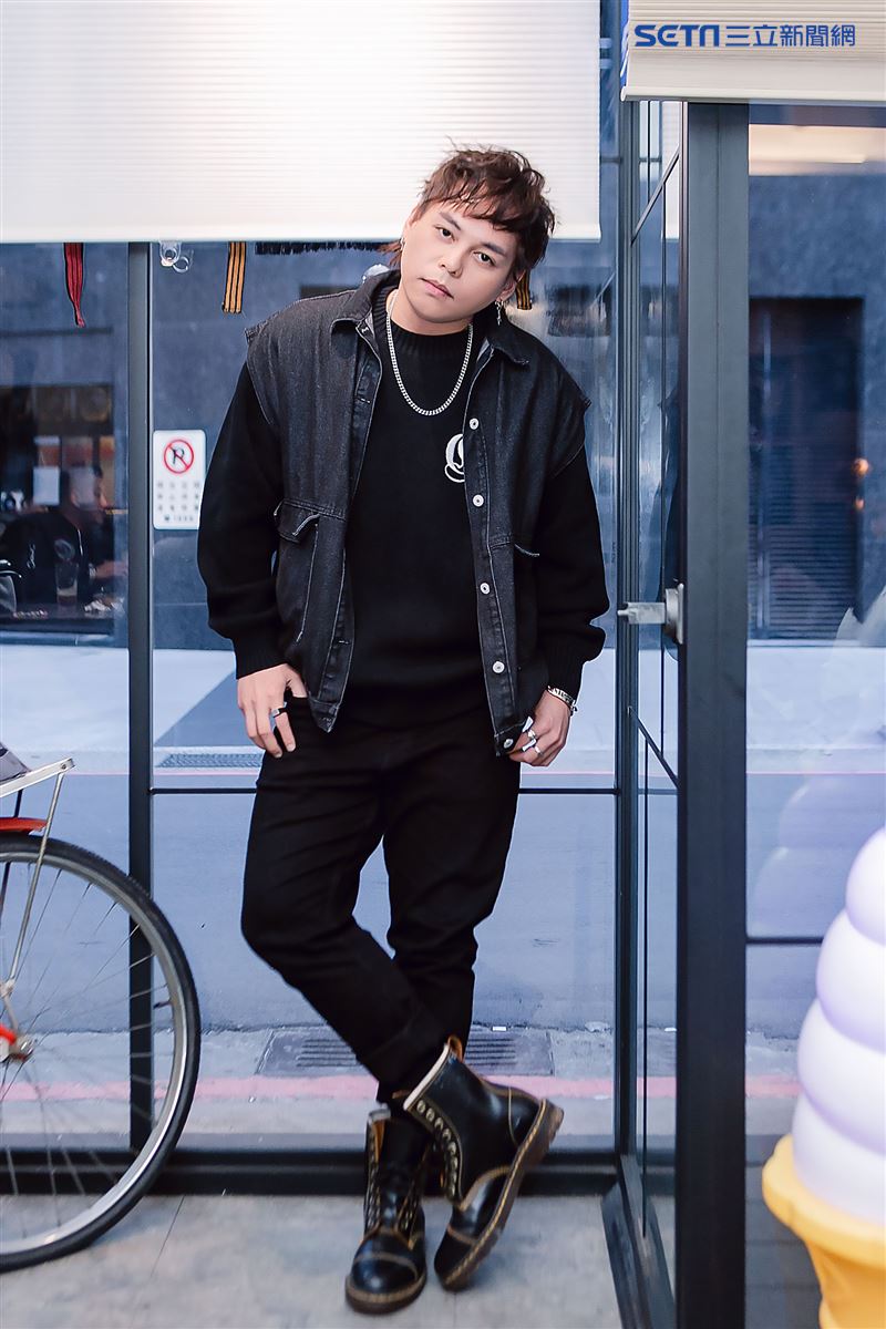 Under Lover楊琳三立新聞網專訪。（圖／記者楊澍攝影）