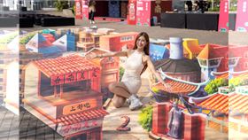 沐妍邀粉絲體驗臺南400跨視紀之旅。（圖/主辦單位提供）