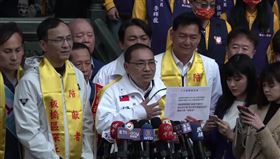 侯友宜、朱立倫新北掃街。(圖/翻攝共訊畫面)
