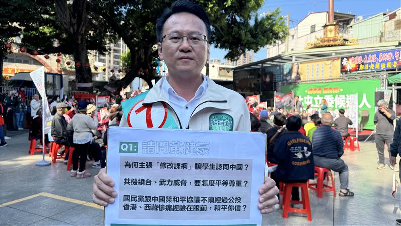 下戰帖邀辯論　不敢接受民主擂台檢視