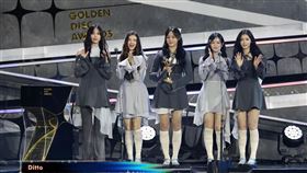 ▲第38屆金唱片獎，NewJeans。（圖／翻攝自X）