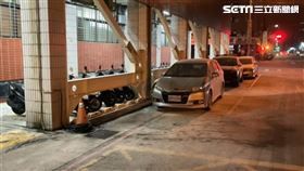 台中屁孩車手找2友人朝第三分局偵防車丟汽油彈。(圖/民眾提供)