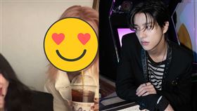 ▲ENHYPEN成員JAKE（沈載倫），ITZY的申留真。（圖／翻攝自X）