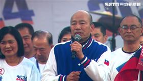 ▲韓國瑜出席侯友宜高雄團結勝利大會
