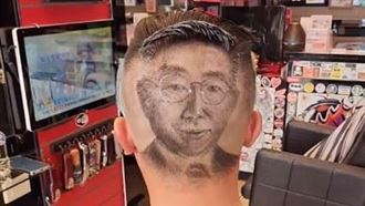 粉絲頭剃「柯P」力挺　網：這樣可投票？