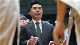 ▲賽後記者會由獵鷹總經理錢韋成，代替主帥劉孟竹（圖）出席。（圖／翻攝自T1聯盟）