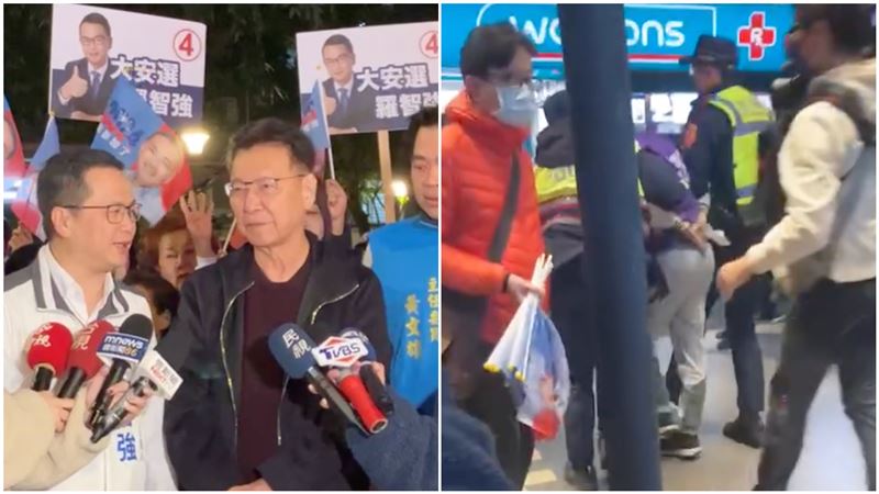 衝向趙少康、羅智強！立委候選人遭壓制
