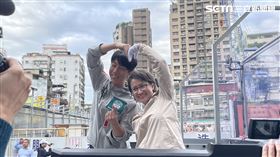 蕭美琴、吳崢中和車掃（圖／記者高逸帆攝影）