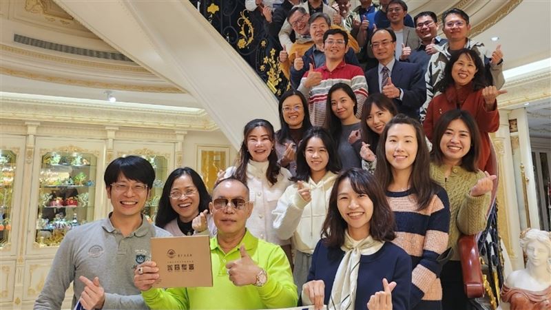 6億豪宅養4妻！吊車大王開放交大校友參觀