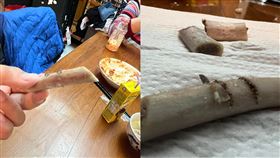 好市多（Costco）豬肋排驚見大刀片 媽媽嚇壞 ▲（圖／民眾謝小姐提供）