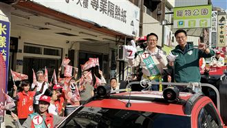 選前倒數陪車掃！力挺專業立委莊競程