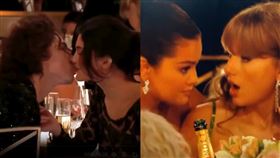 ▲金球獎，席琳娜，泰勒絲。（圖／翻攝自X）