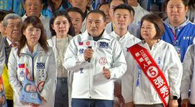 侯友宜說，他是嘉義400年來第一位要拚總統的人。（圖／翻攝畫面）