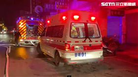 女屋主被緊急送醫搶救。（圖／翻攝畫面）