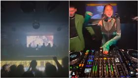 蕾菈夜店演出…後方螢幕放送「呼麻新聞」！現場畫面曝光　蕾菈IG