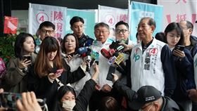 柯文哲宜蘭車掃。（圖／民眾黨提供）