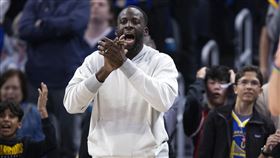 ▲金州勇士防守大將「嘴綠」格林（Draymond Green）。（圖／美聯社／達志影像）