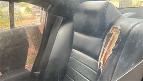 32歲女子上銬被捕，憤怒咬爛警車後座椅墊，網傻眼：難道是狗？(圖／翻攝自Town of Boone Police Department　FB)