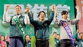 賴清德說，今年選舉就是在信賴台灣跟相信習近平當中做選擇。（圖／賴競總提供）