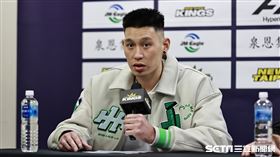 ▲東亞超級籃球聯賽，新北國王球員林書豪出席賽後記者會。（圖／記者劉彥池攝影）