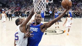 ▲快艇和「可愛」雷納德（Kawhi Leonard）續約3年。（圖／美聯社／達志影像）
